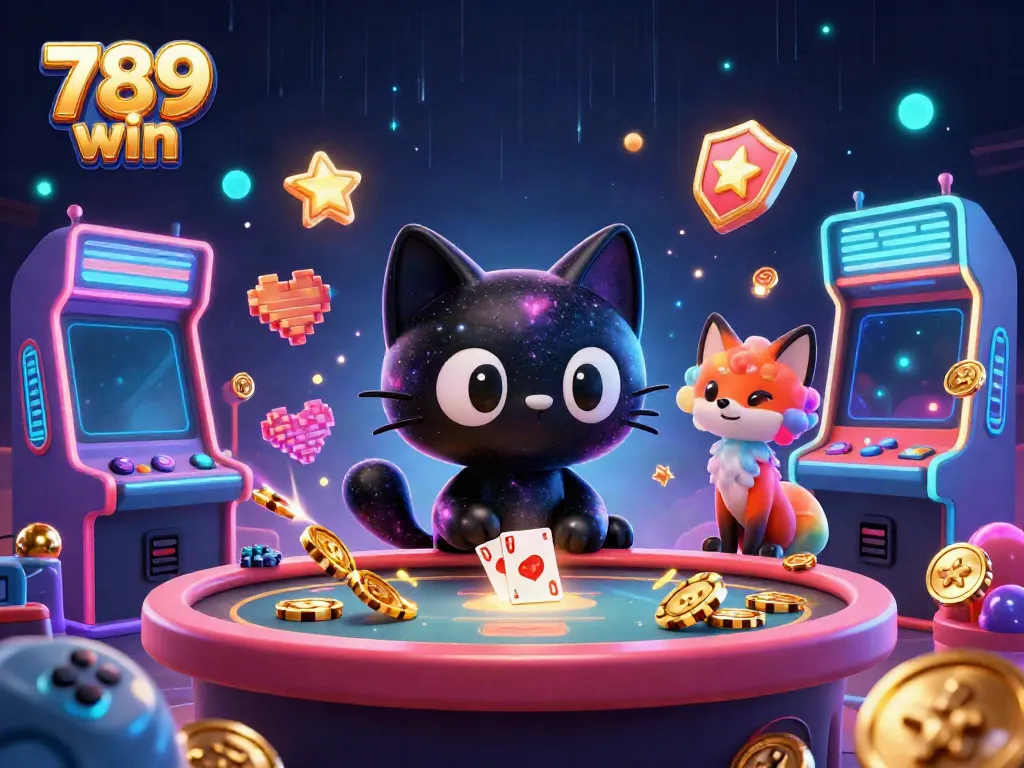 Enjoy exciting gameplay at 789 win with a vibrant casino scene and colorful characters.
