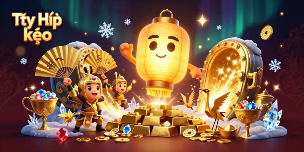 Experience Tỷ lệ kèo betting excitement with vibrant characters and casino treasures.