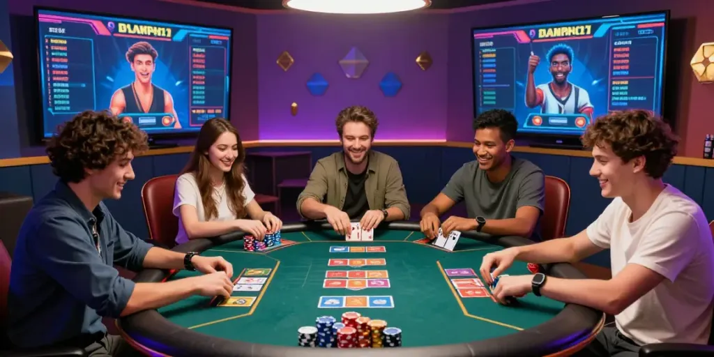 Experience the thrill of 3 patti no1 in an exciting online gaming atmosphere with vibrant characters and dynamic gameplay.
