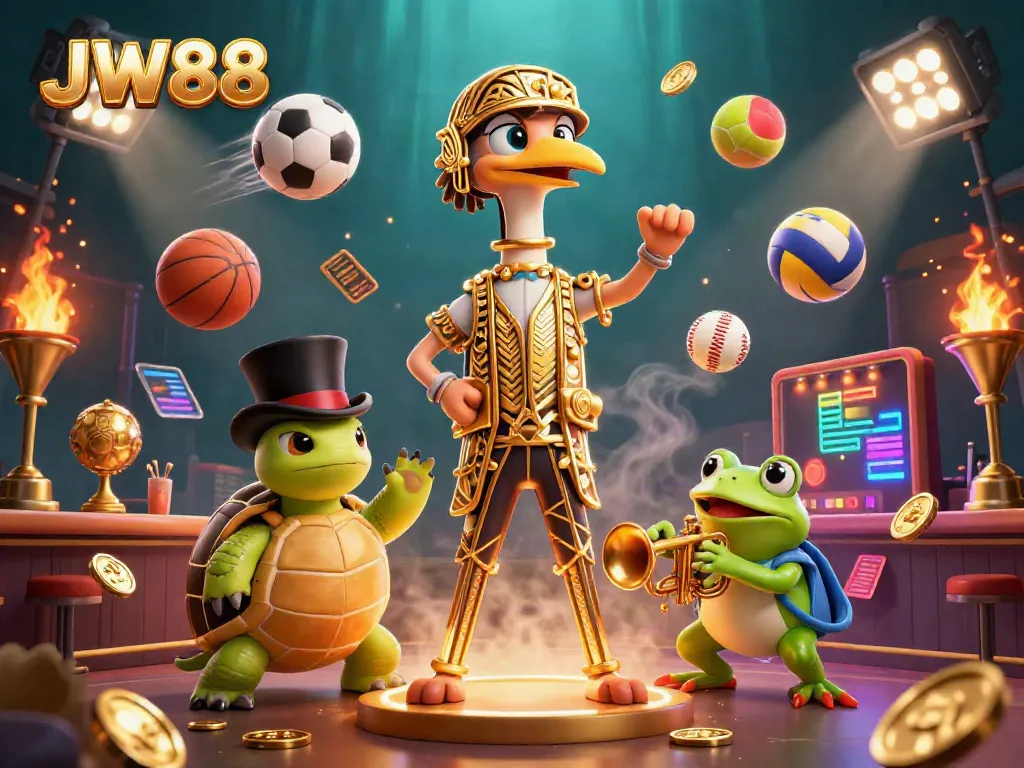 Experience engaging gameplay with JW88, featuring vibrant characters and dynamic sports elements.