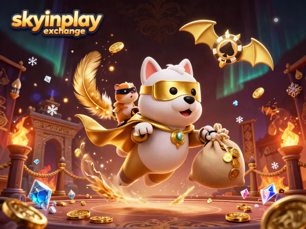 Experience thrilling sports betting action with skyinplay exchange, featuring vibrant characters for an exciting casino adventure.