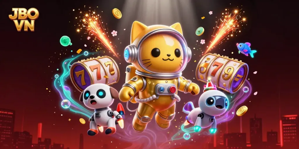 Experience thrilling gameplay at JBO VN with vibrant visuals and dynamic slot elements.