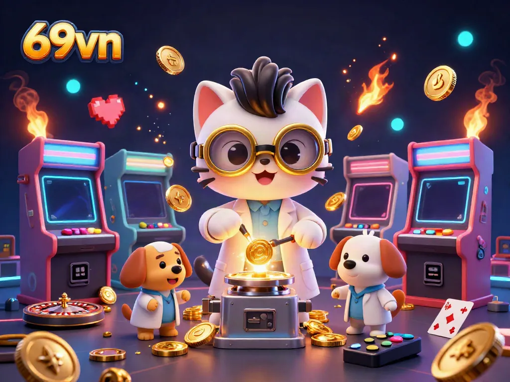 Experience dynamic gameplay at 69vn with vibrant casino games and engaging characters.