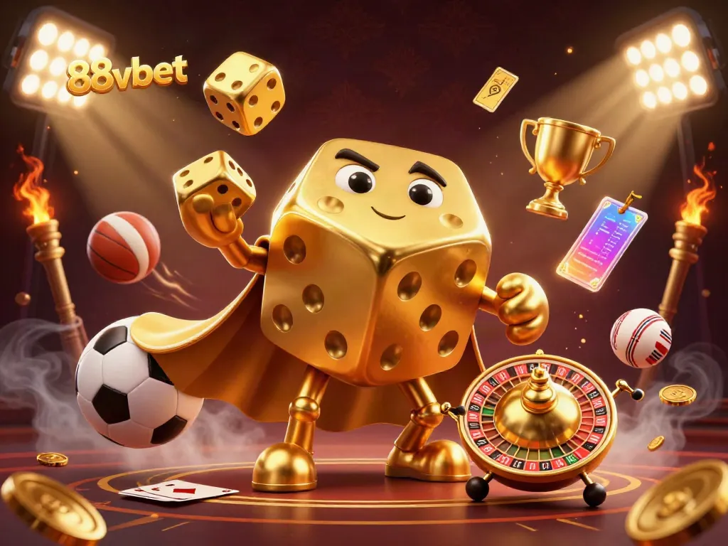 Place bets and win with 88vbet in an immersive, lively sports casino scene.