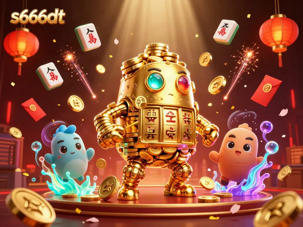 Experience vibrant gameplay at s666dt with our stunning casino illustration featuring gold-themed elements.