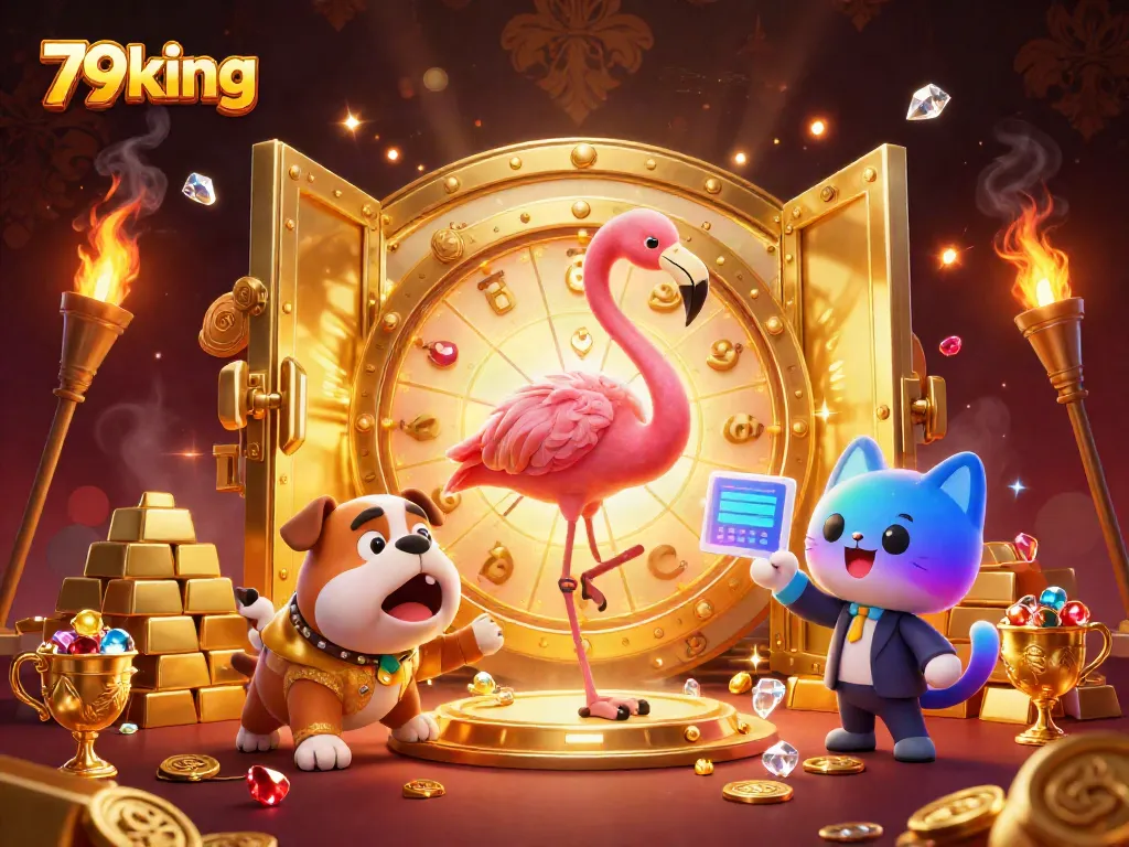 Experience the excitement of 79king with a vibrant prize wheel and contest atmosphere, showcasing exhilarating gaming.